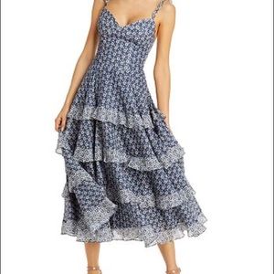 NWT Rebecca Taylor La Vie Petula Ruffle Dress